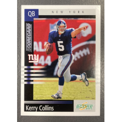 KERRY COLLINS 2003 SCORE SCORECARD 110/500 1 2
