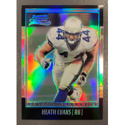 HEATH EVANS 2001 BOWMAN CHROME REFRACTOR ROOKIE 1671/1999