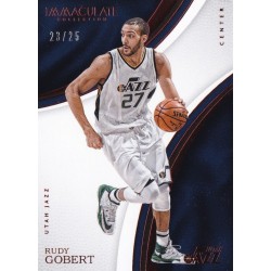 RUDY GOBERT 2016-17 PANINI IMMACULATE COLLECTION RED /25