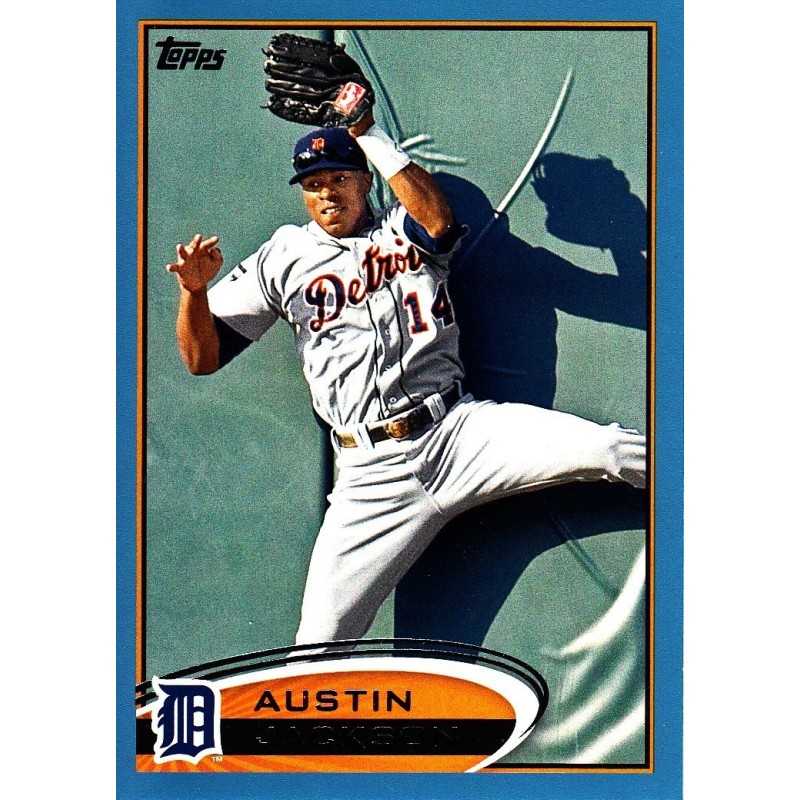 AUSTIN JACKSON 2012 TOPPS WAL-MART BLUE BORDER