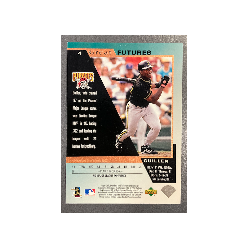 JOSE GUILLEN 1997 UPPER DECK SP GREAT FUTURES
