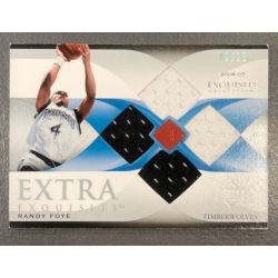 RANDY FOYE 2006-07 EXQUISITE QUAD JERSEY /25 - EXMT CONDITION