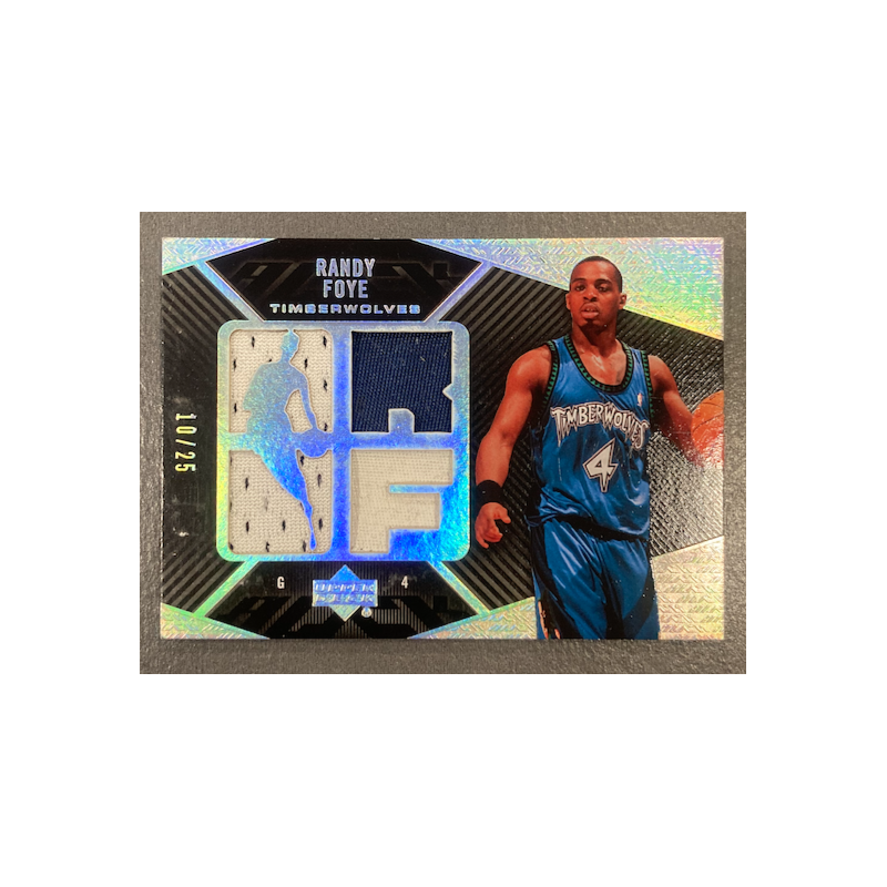 RANDY FOYE 2007-08 UPPER DECK BLACK QUAD JERSEY /25