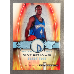 RANDY FOYE 2006-07 FLEER HOT PROSPECTS WHITE HOT MATERIALS /10