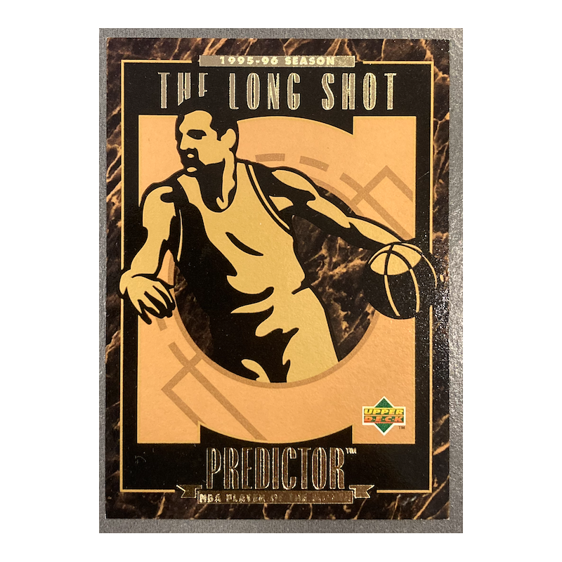 REDEMPTION 1995-96 UPPER DECK PREDICTOR PLAYER OF THE MONTH R10 LONG SHOT CARD