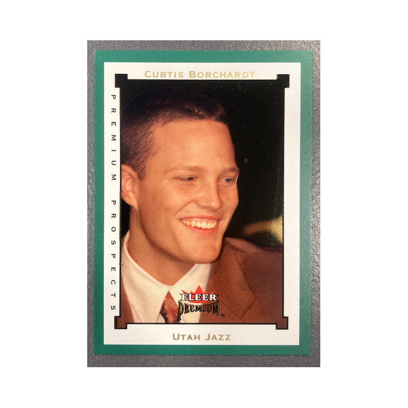 CURTIS BORCHARDT 2002-03 FLEER PREMIUM EMERALD ROOKIE 275/300