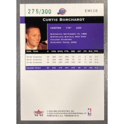 CURTIS BORCHARDT 2002-03 FLEER PREMIUM EMERALD ROOKIE 275/300