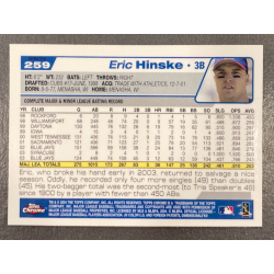 ERIC HINSKE 2004 TOPPS CHROME REFRACTOR 259