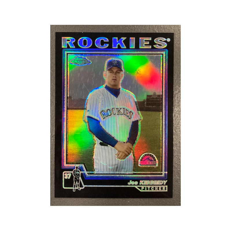 JOE KENNEDY 2004 TOPPS CHROME BLACK REFRACTOR 395