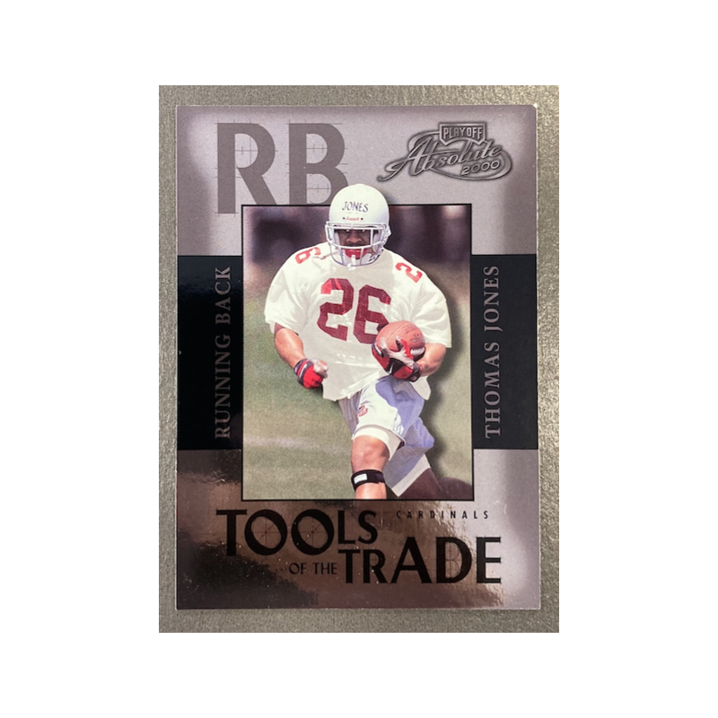 THOMAS JONES 2000 PLAYOFF ABSOLUTE TOOLS OF THE TRADE 1279/1500 - EXMT CONDITION