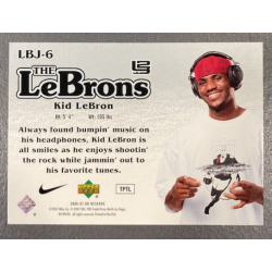 LEBRON JAMES 2006-07 UPPER DECK RESERVE THE LEBRONS LBJ-6