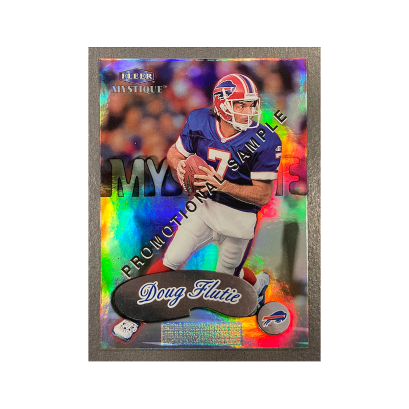 DOUG FLUTIE 2002 FLEER MYSTIQUE PROMOTIONAL SAMPLE