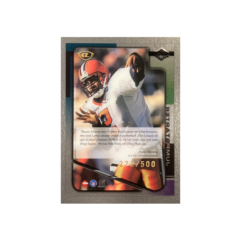 DONOVAN McNABB 1999 COLLECTOR EDGE ADVANTAGE JUMP STARTERS 272/500
