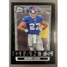 BRANDON JACOBS 2007 TOPPS DPP BLACK CHROME