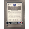BRANDON JACOBS 2007 TOPPS DPP BLACK CHROME