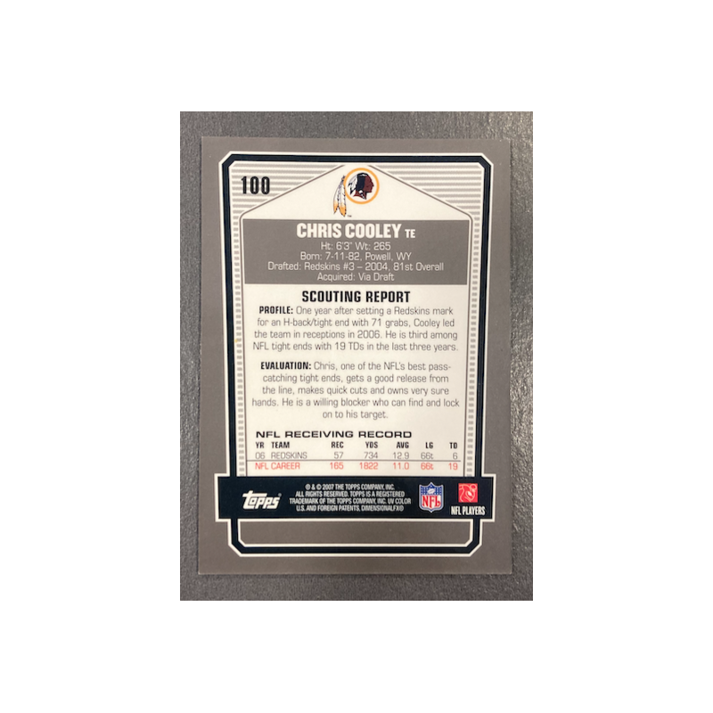 CHRIS COOLEY 2007 TOPPS DPP BLACK CHROME