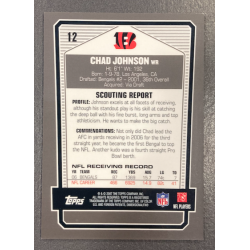 CHAD JOHNSON 2007 TOPPS DPP BLACK CHROME