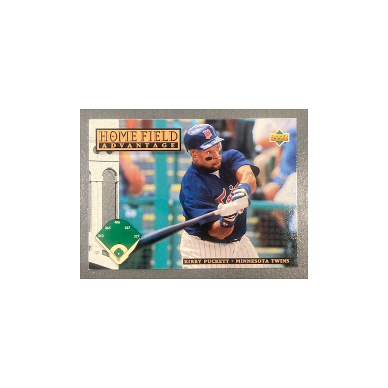 KIRBY PUCKETT 1994 UPPER DECK HOME FIELD ADVANTAGE