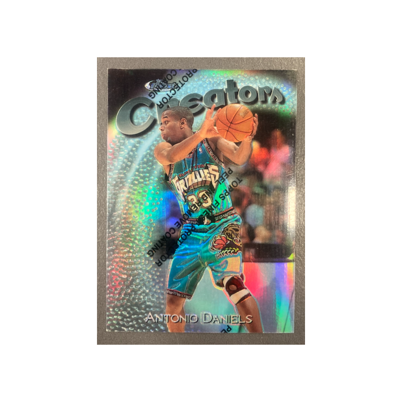 ANTONIO DANIELS 1997-98 TOPPS FINEST UNCOMMON REFRACTOR 116/1090