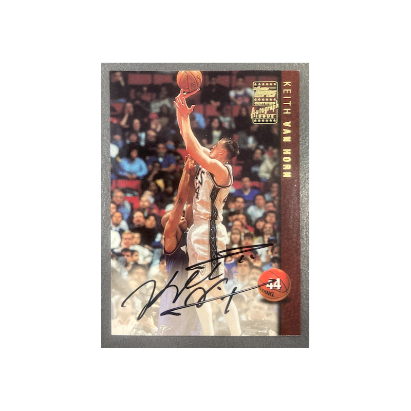 KEITH VAN HORN 1998-99 TOPPS AUTOGRAPH AG7