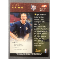 KEITH VAN HORN 1998-99 TOPPS AUTOGRAPH AG7