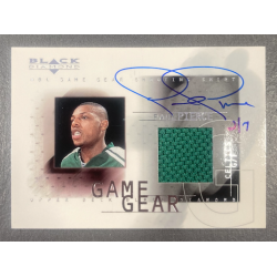 PAUL PIERCE 2001-02 ULTIMATE BUYBACK AUTO 2/7 ON BLACK DIAMOND GAME GEAR