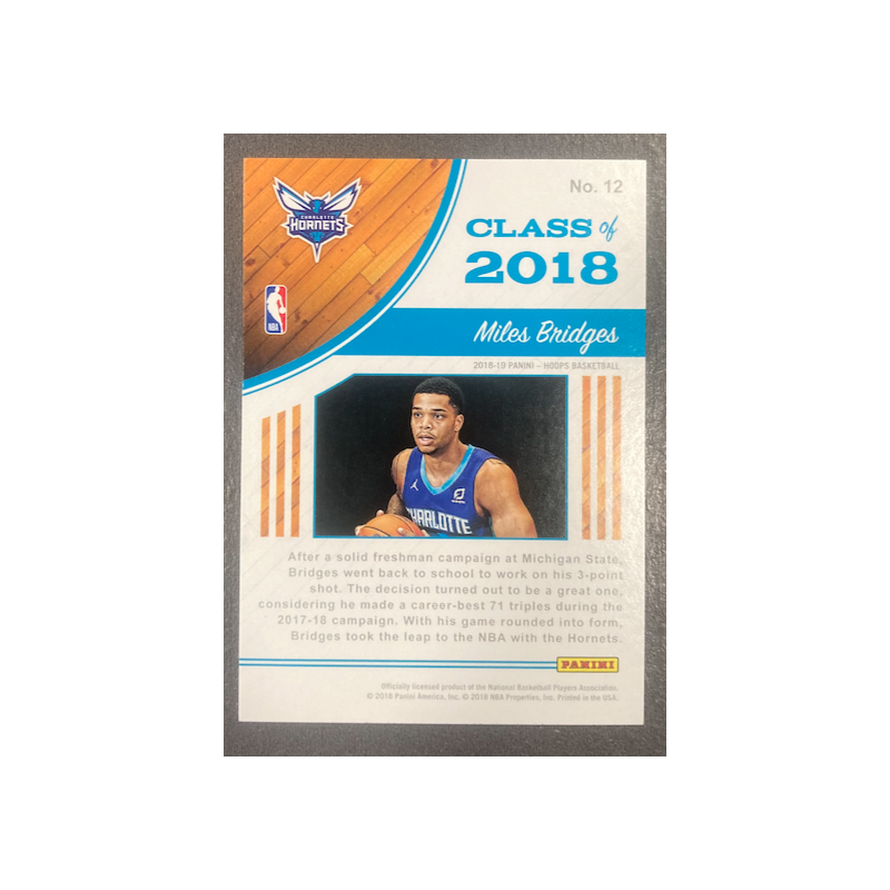 MILES BRIDGES 2018-19 HOOPS CLASS OF 2018