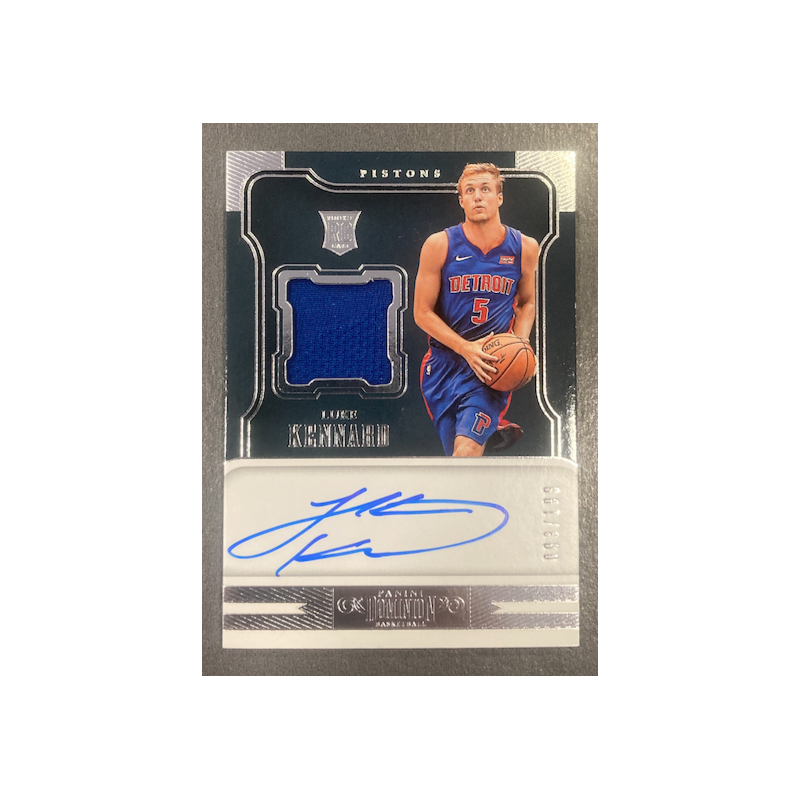 LUKE KENNARD 2017-18 PANINI DOMINION JERSEY AUTO 93/199