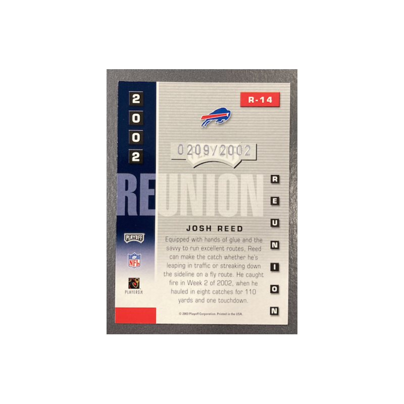 JOHN REED 2003 PLAYOFF PRESTIGE REUNION 209/2002