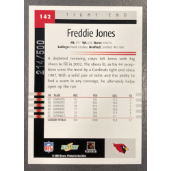 FREDDIE JONES 2003 SCORE SCORECARD 214/500