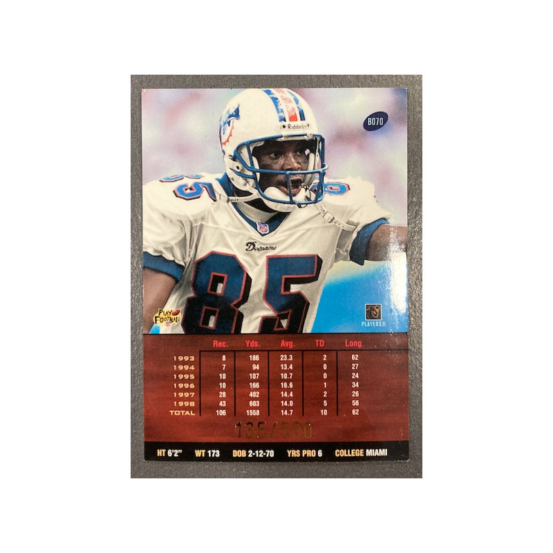 LAMAR THOMAS 1999 PLAYOFF PRESTIGE SSD SPECTRUM PURPLE 135/500 - EXMT CONDITION