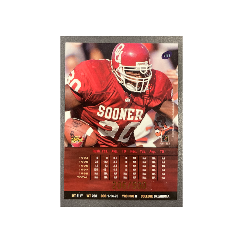 GERMAINE FAZANDE 1999 PLAYOFF PRESTIGE SSD SPECTRUM BLUE ROOKIE 206/500
