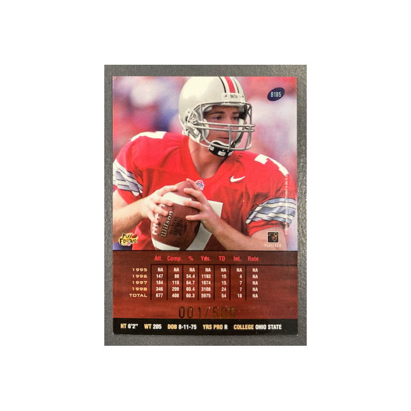 JOE GERMAINE 1999 PLAYOFF PRESTIGE SSD SPECTRUM GOLD 1/500