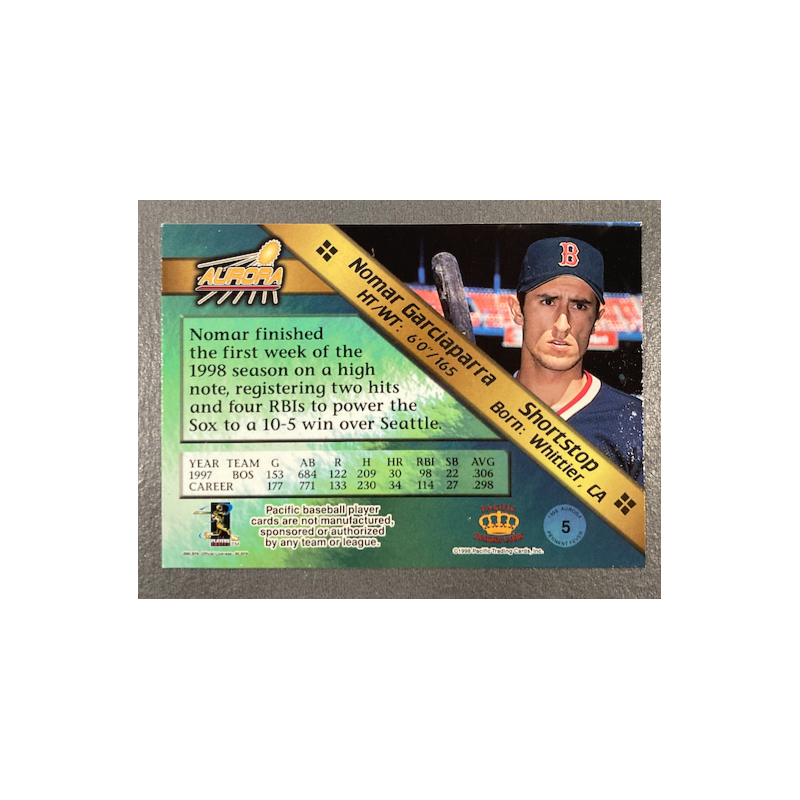 NOMAR GARCIAPARRA 1998 AURORA PENNANT FEVER 5
