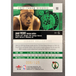 PAUL PIERCE 2003-04 FLEER SHOWCASE LEGACY 06/125