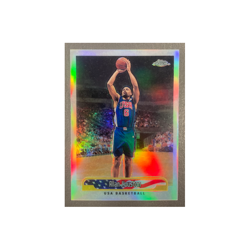 ALLAN HOUSTON 1999-00 TOPPS CHROME REFRACTOR USA - 249