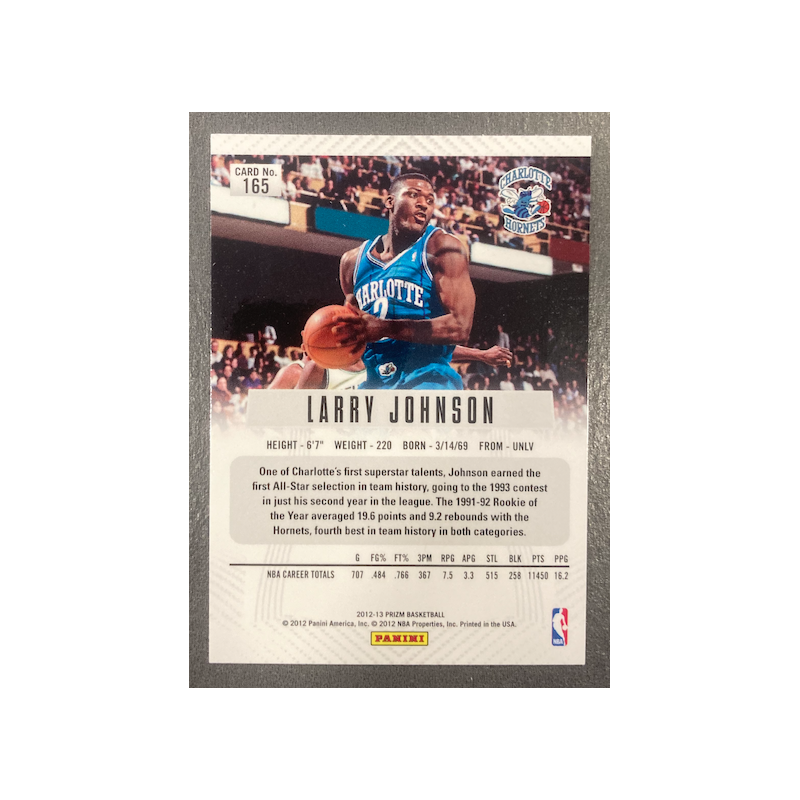 LARRY JOHNSON 2012-13 PANINI PRIZM PRIZM - 165