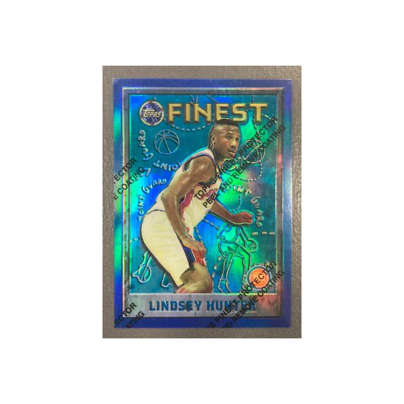 LINDSEY HUNTER 1995-96 TOPPS FINEST REFRACTOR - 98