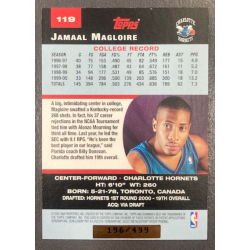 JAMAAL MAGLOIRE 2000-01 BOWMAN'S BEST ROOKIE 196/499