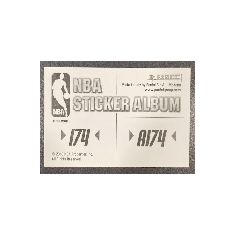 HOUSTON ROCKET LOGO 2010-11 PANINI STICKERS FOIL 174