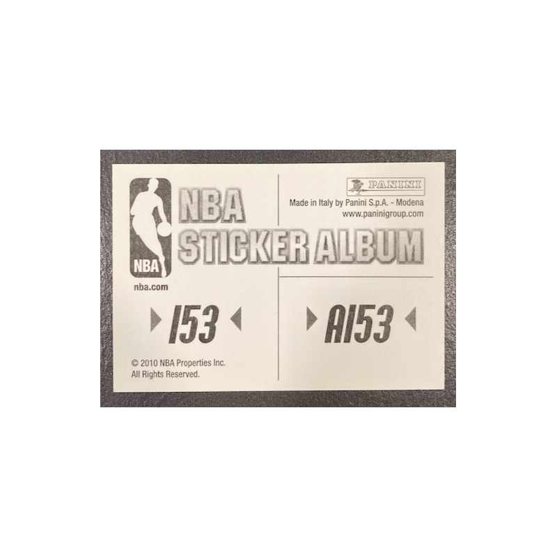WASHINGTON WIZARDS LOGO 2010-11 PANINI STICKERS FOIL 153