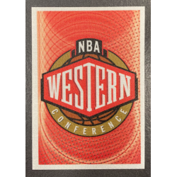 WESTERN CONFERENCE LOGO 2010-11 PANINI STICKERS FOIL 5