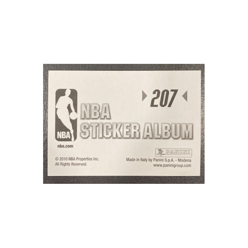 TIM DUNCAN 2010-11 PANINI STICKERS 207