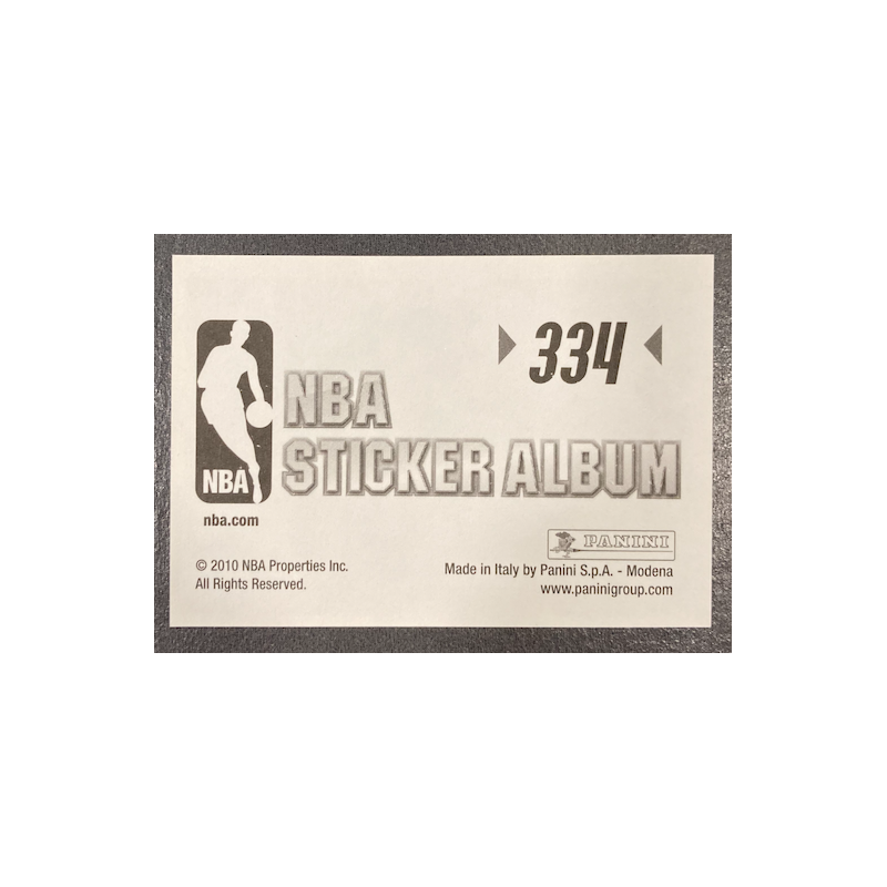 KOBE BRYANT 2010-11 PANINI STICKERS 334