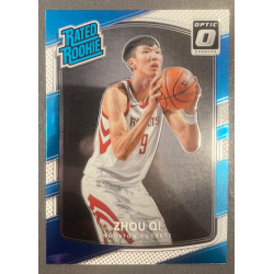 ZHOU QI 2017-18 PANINI DONRUSS OPTIC RATED ROOKIE