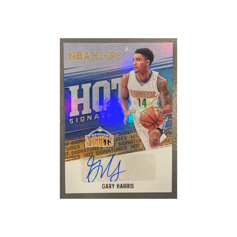 GARY HARRIS 2017-18 PANINI HOOPS HOT SIGNATURES 44