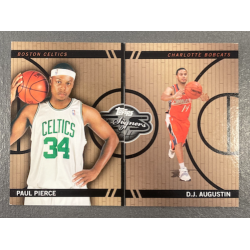 PAUL PIERCE / D J AUGUSTIN 2008-09 TOPPS CO-SIGNERS CHANGING FACES BRONZE 025/399