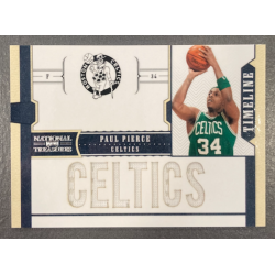 PAUL PIERCE 2010-11 PANINI PLAYOFF NATIONAL TREASURE TIMELINE JERSEY 14/99