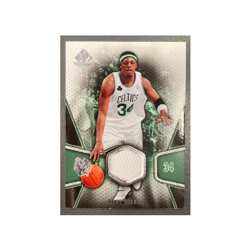 PAUL PIERCE 2007-08 UD SP GAME USED JERSEY