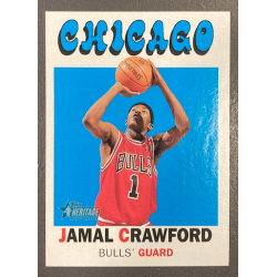 JAMAAL CRAWFORD 2000-01 TOPPS HERITAGE ROOKIE 886/1972